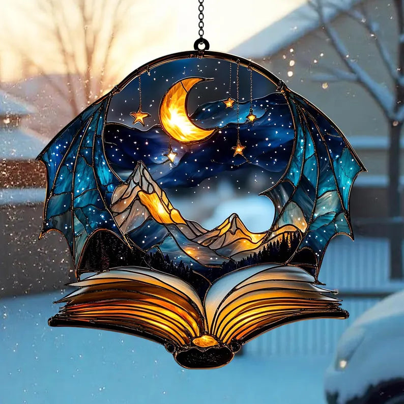 Supper Night Court Acrylic Suncatcher Ornament, Bookish Gift, Book Reader Gift