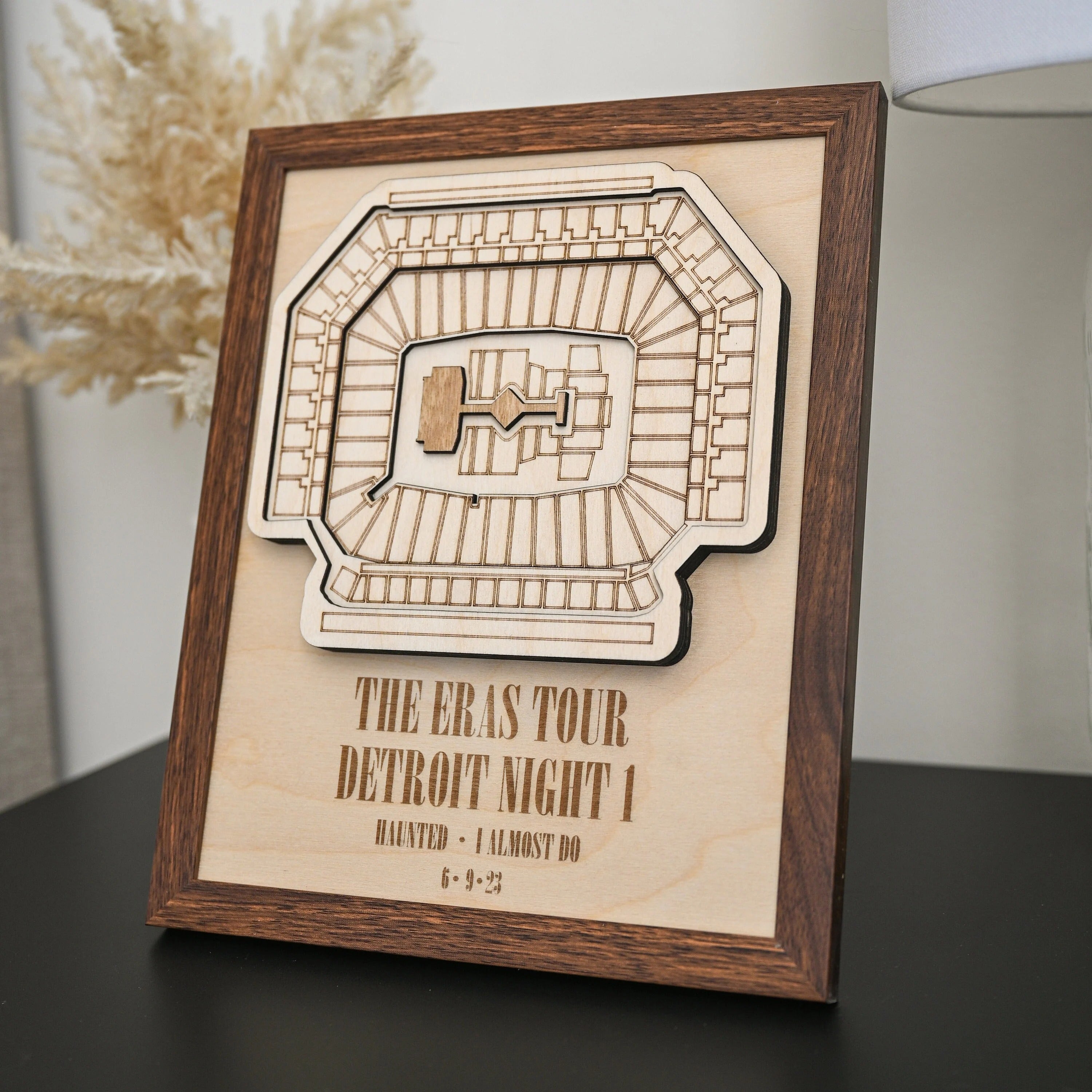 The Eras Tour 3D Custom Stadium Wooden Plaque, Gift For Swifties