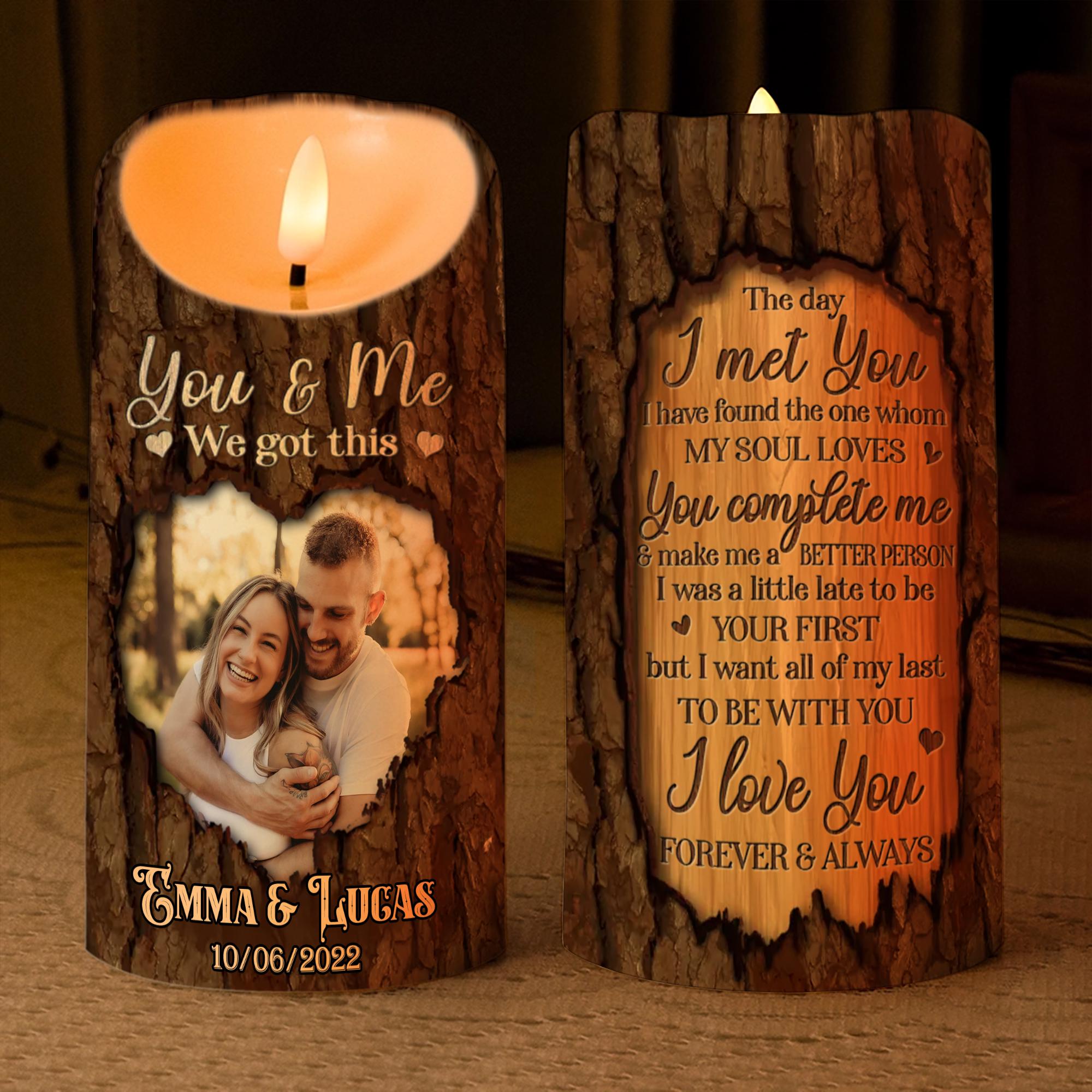 You And Me We Got This Flameless LED Candle, Flameless Candles, Anniversary Gift For Couple