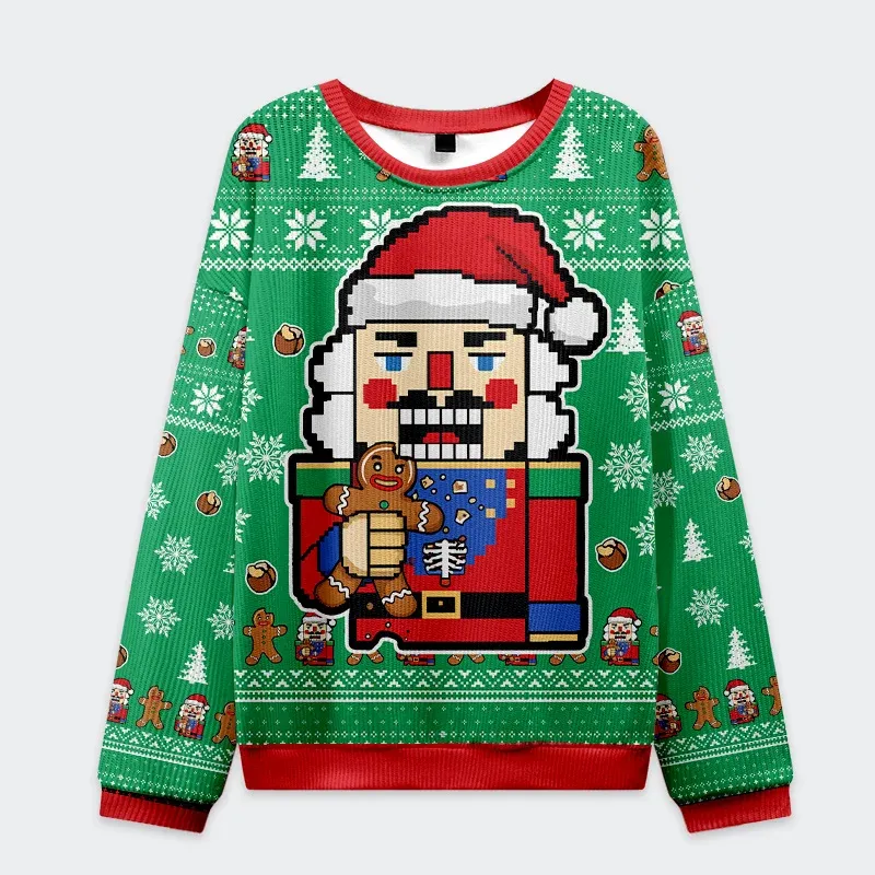 Nutcracker Funny Japan Funny Ugly Sweater, Ugly Xmas Sweater, Christmas Ugly Sweatshirt
