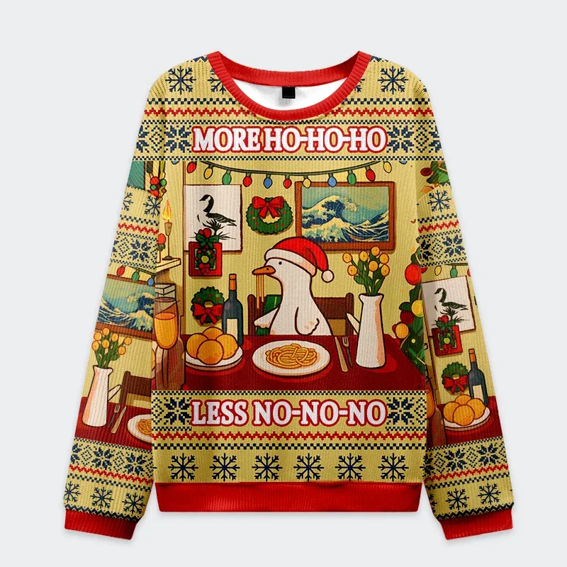 Geese During The Festival Funny Ugly Sweater, Ugly Xmas Sweater, Christmas Ugly Sweatshirt
