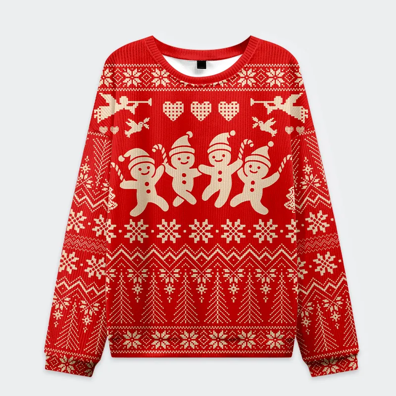 Happy Cute Guy Funny Ugly Sweater, Ugly Xmas Sweater, Christmas Ugly Sweatshirt