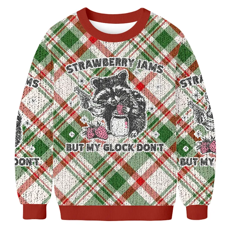 Raccoon Fun Ugly Sweater, Ugly Xmas Sweater, Christmas Ugly Sweatshirt