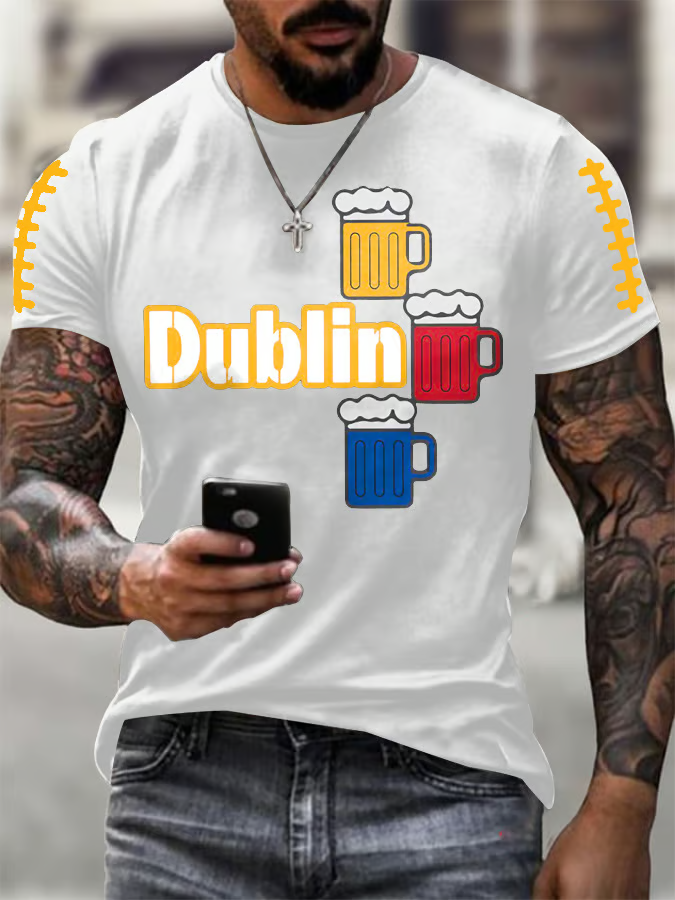 Dublin 2026 Football Tee, Bad Bunny Puerto Rico Shirt, Game Day Shirt, Gifts For Beer Lovers