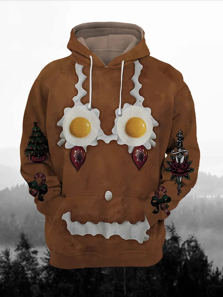 Funny Fried Eggs Christmas Costume, Spooky Costume, Halloween Costumes, Halloween Hoodie