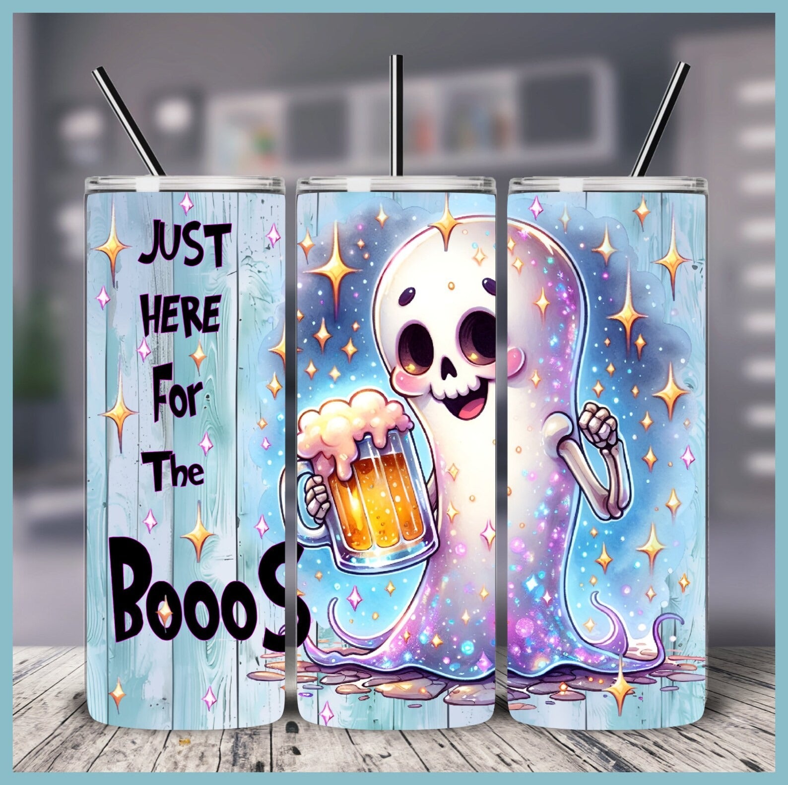 Pastel Halloween Ghost 20oz 30oz Tumbler, Cute Beer Boos Tumbler, Halloween Costumes, Halloween Gifts