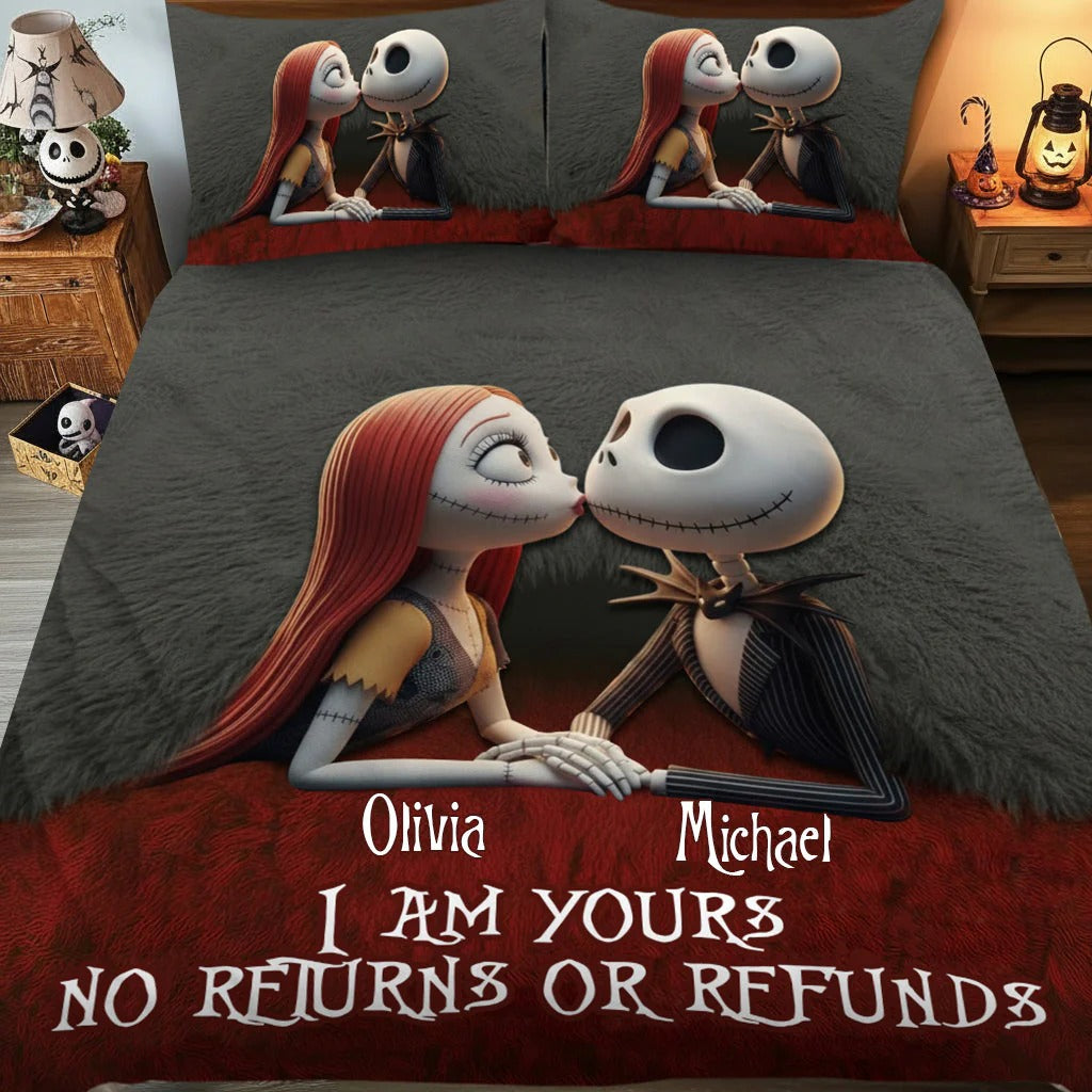 I Am Your Horror Gothic Couple Bedding Set, Couple Anniversary Gift, Cool Valentine Gift