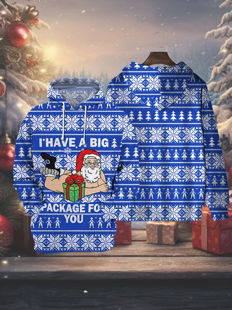 Funny Christmas I Have A Big Package For You Sweatshirt, Spooky Costume, Halloween Costumes, Halloween Hoodie