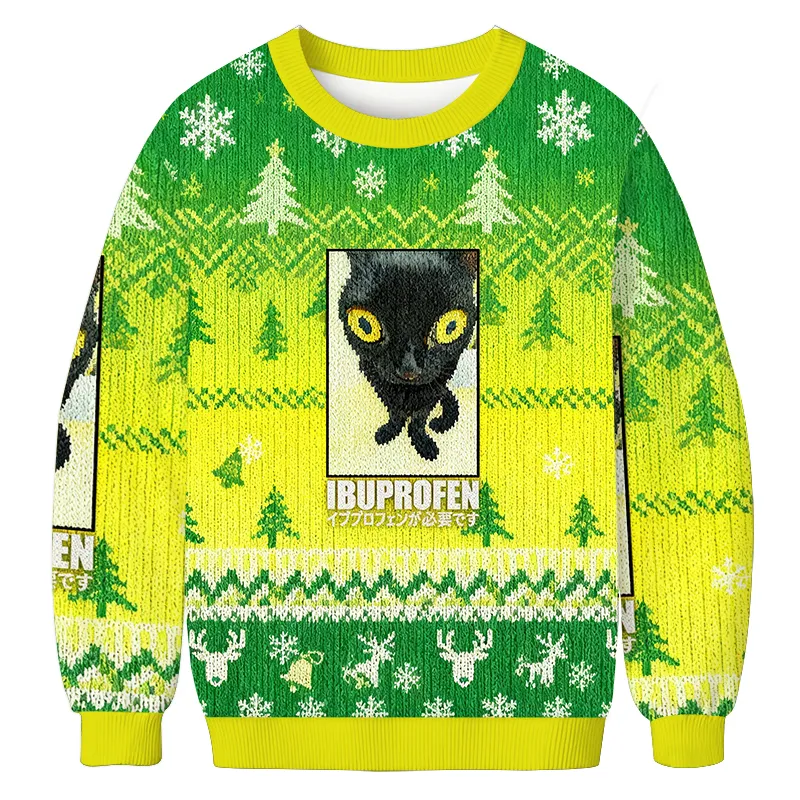 Need Ibuprofen Vintage Christmas Sweater, Ugly Xmas Sweater, Christmas Ugly Sweatshirt