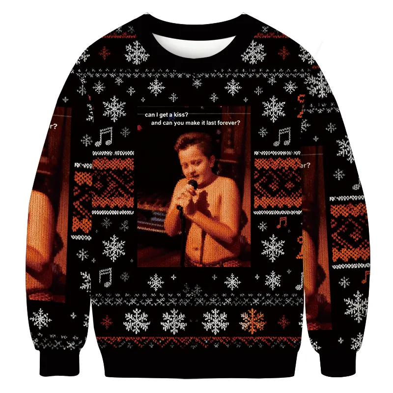 Gibby Singing iCarly Vintage Christmas Sweater, Ugly Xmas Sweater, Christmas Ugly Sweatshirt