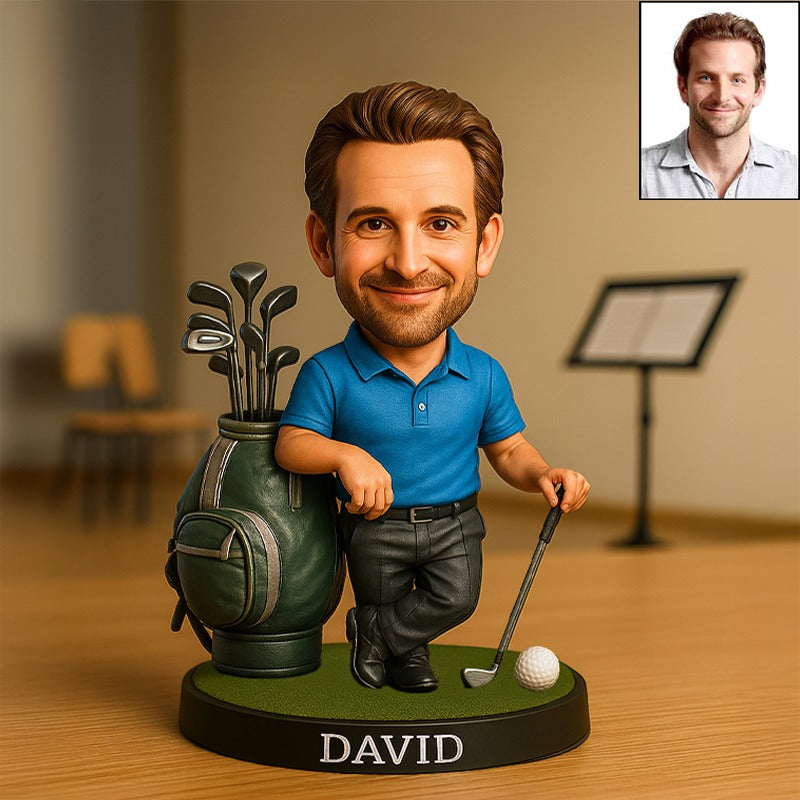 Custom Photo Golf Acrylic Plaque, Personalized Acrylic Plaque, Funny Christmas Gifts