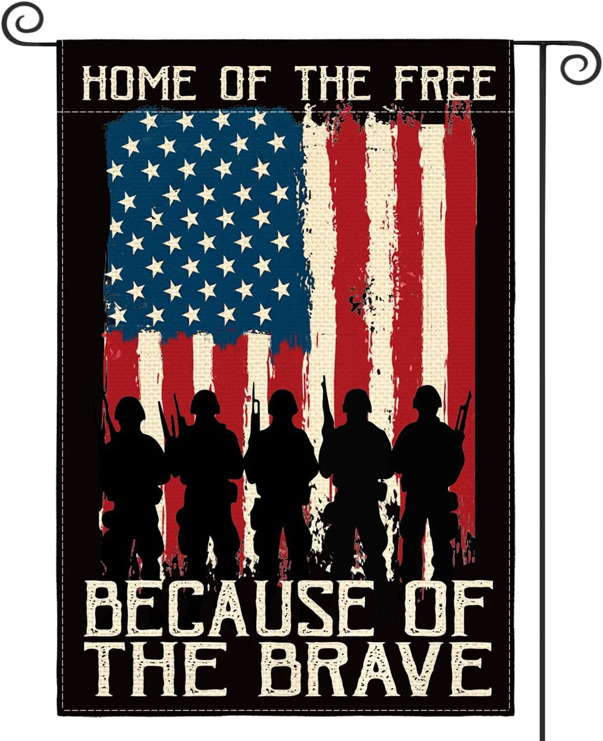 Vintage American Flag 250 Years Anniversary United States Pole Flag US Soldier Garden Flag Outdoor House Decor