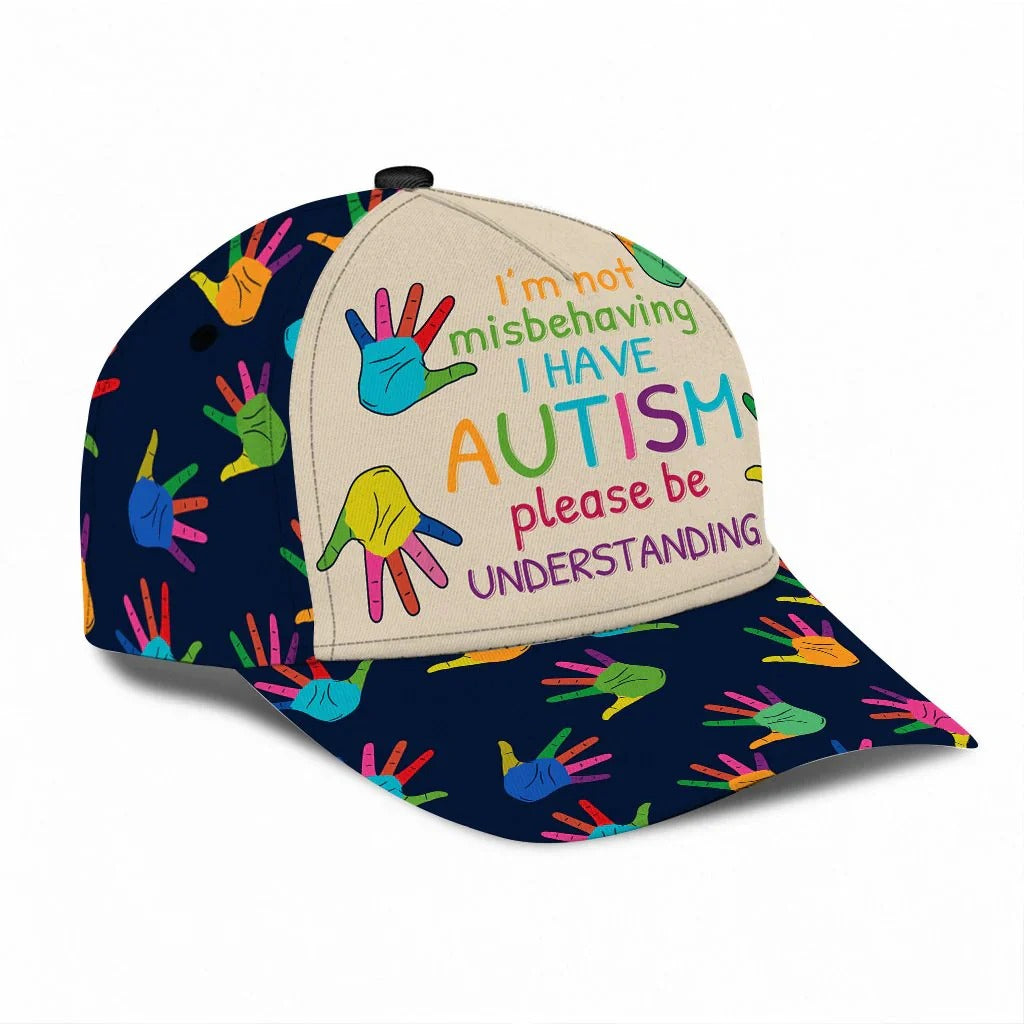 Please Be Understanding Puzzle Awareness Cap, Support & Kindness Hat