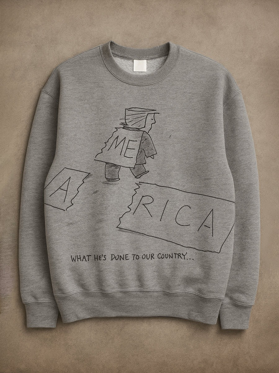 What He's Done To Our Country Ugly Sweater, Ugly Xmas Sweater, Christmas Ugly Sweatshirt