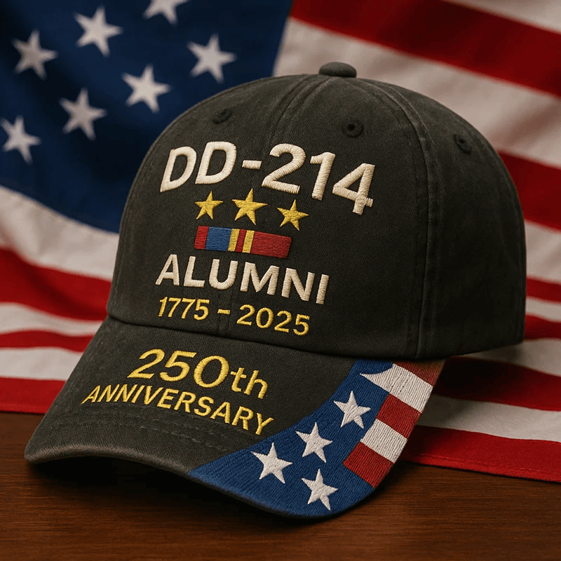250th Anniversary Art Print Hat, USA 1776-2026 Classic Cap, Gift for Patriotic Americans Mens Dad Cap
