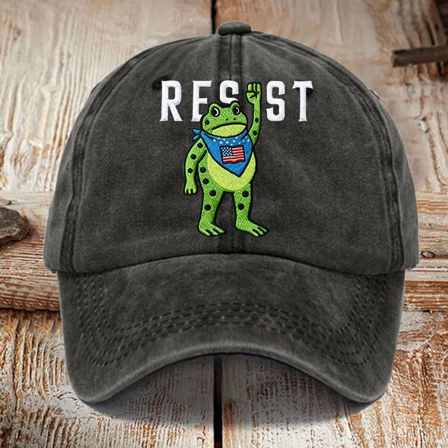 Unisex Portland Frog Resist Classic Cap, Non-Violent Protest Classic Hats