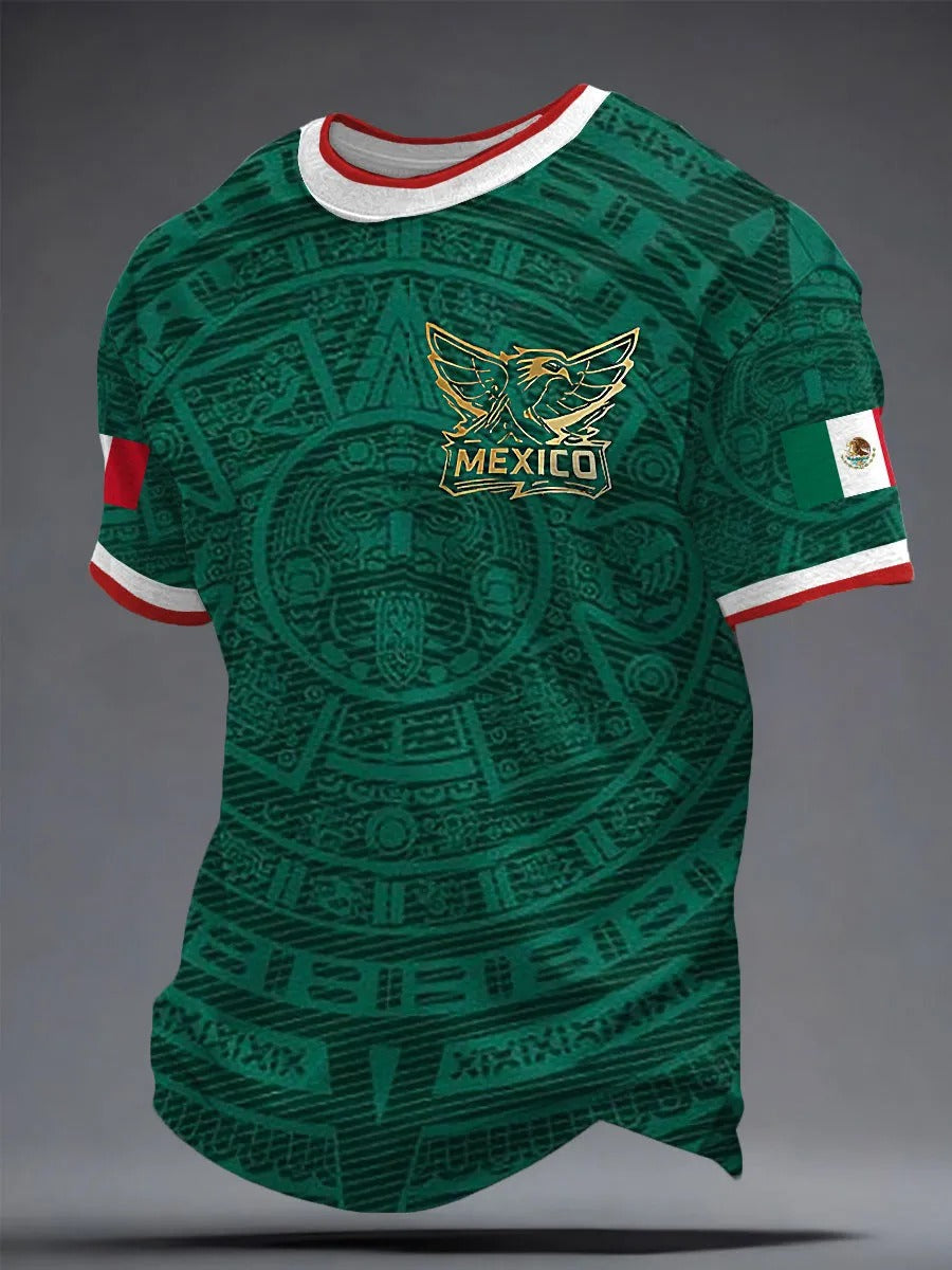 Mexico Aztec Eagle Heritage Soccer T-shirt, Soccer Champion Gameday Shirts, Father's Day Present