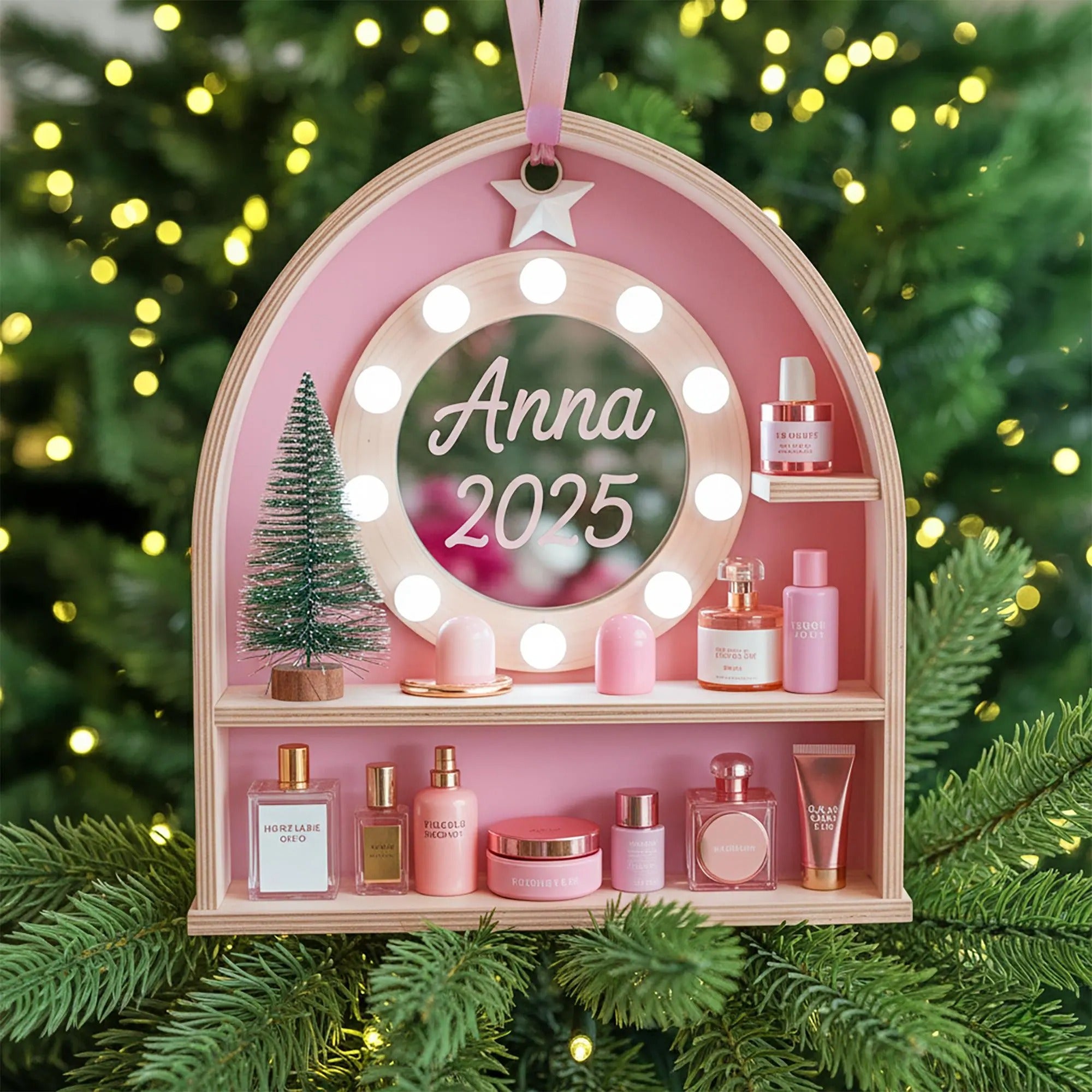 Custom Makeup Bag Ornament, Gifts For Makeup Lovers, Wedding Gift, Makeup Lover Gifts