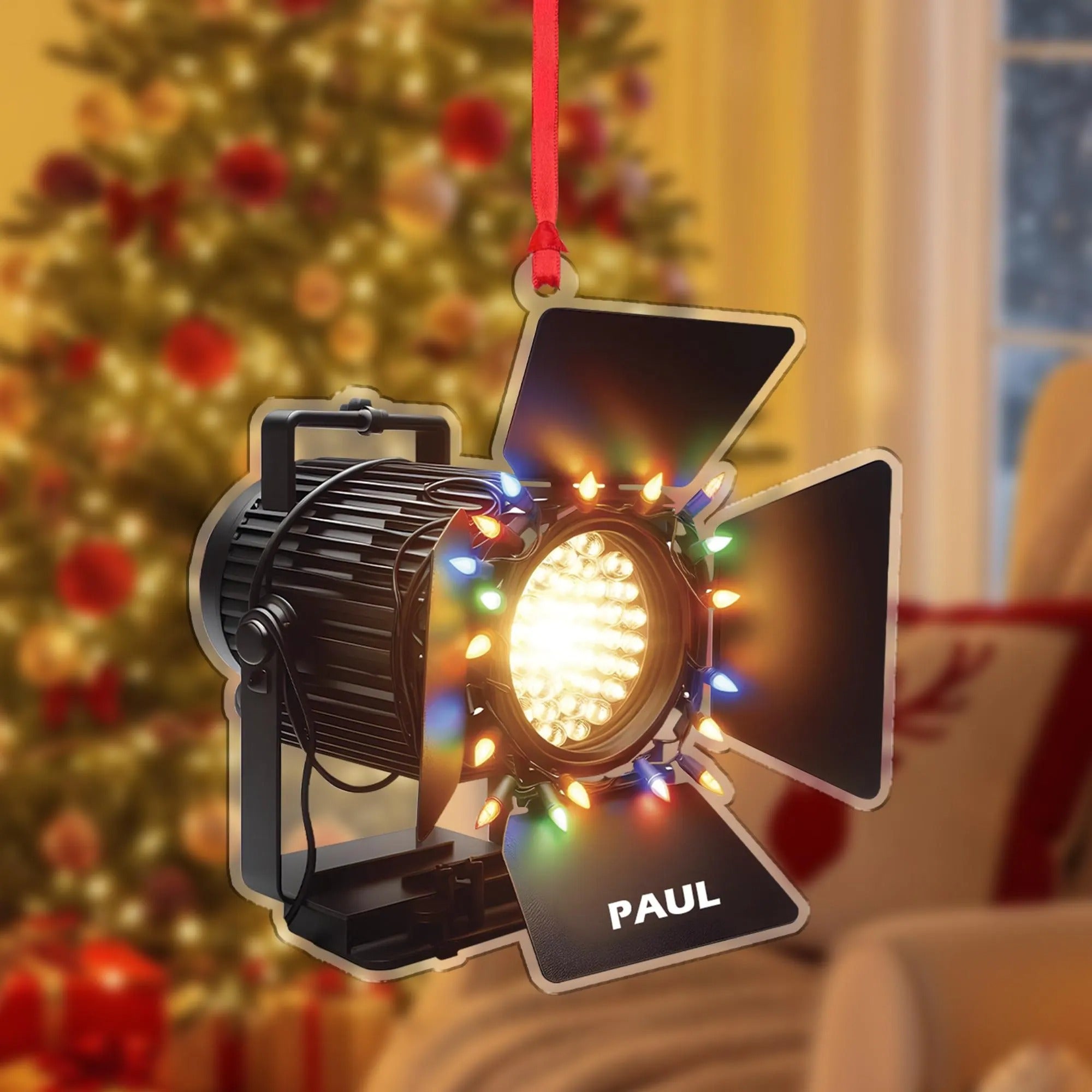 Stage Light Ornament, Gift For Actors, Hanging Accessories For Car, Unique Christmas Ornaments
