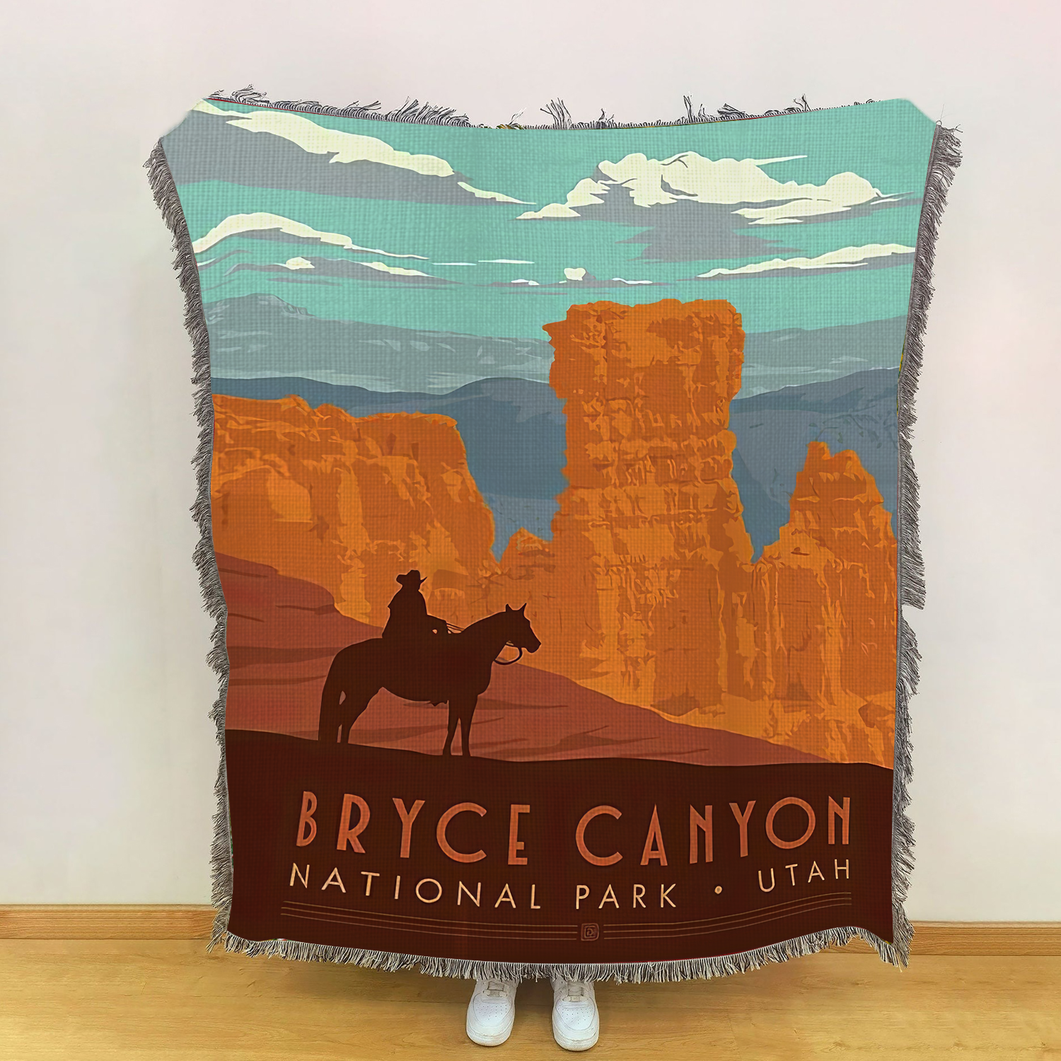 Bryce Canyon National Park Woven Blanket, Gifts For National Park Lovers, Outdoor Blanket