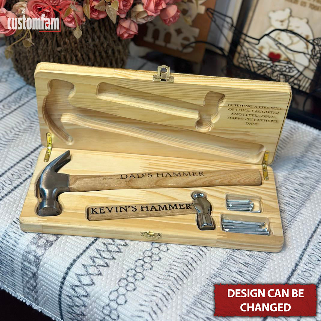 Custom Father & Child Hammer Gift Set, The Best Gifts for New Dads, Gifts For Dad