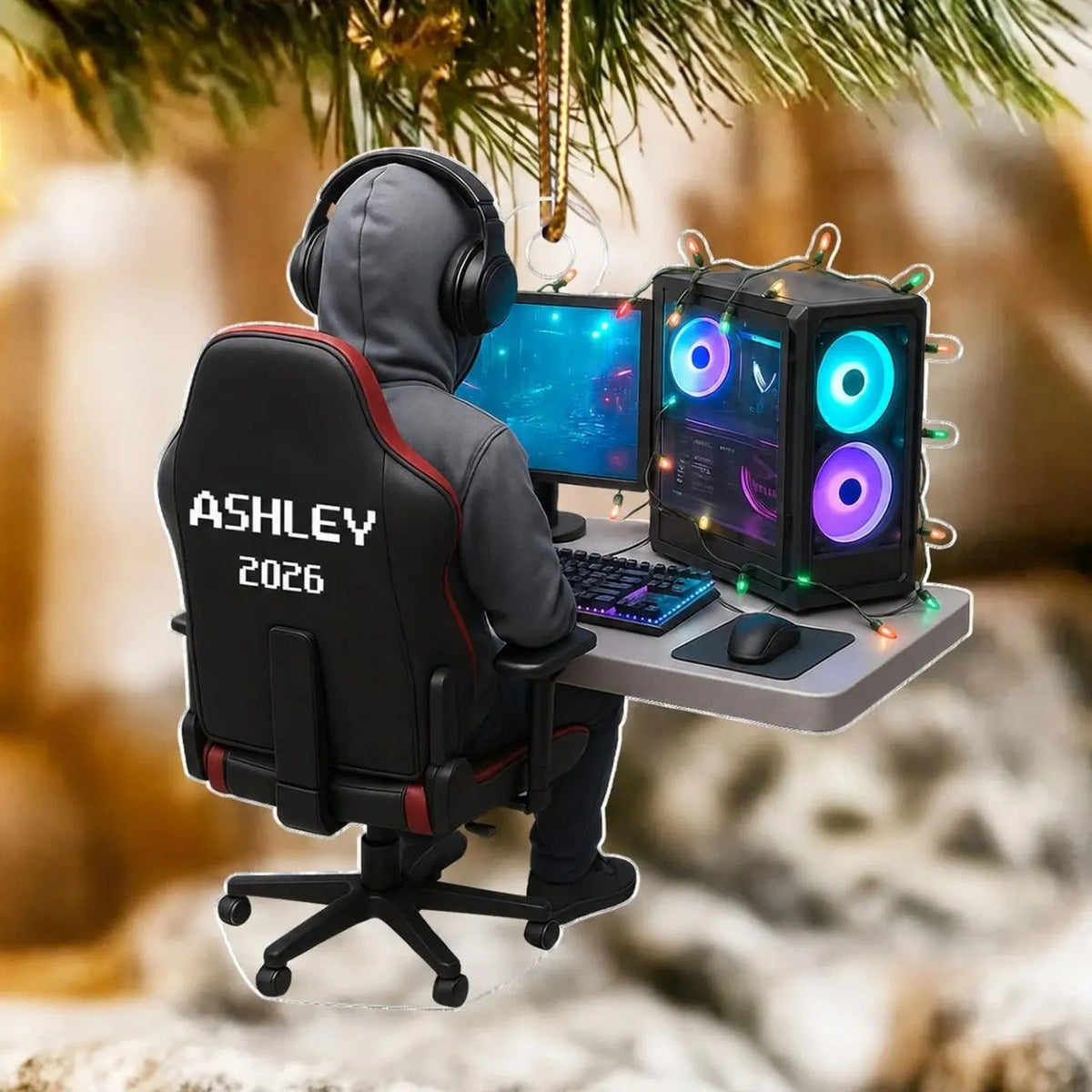custom-gamer-acrylic-ornament