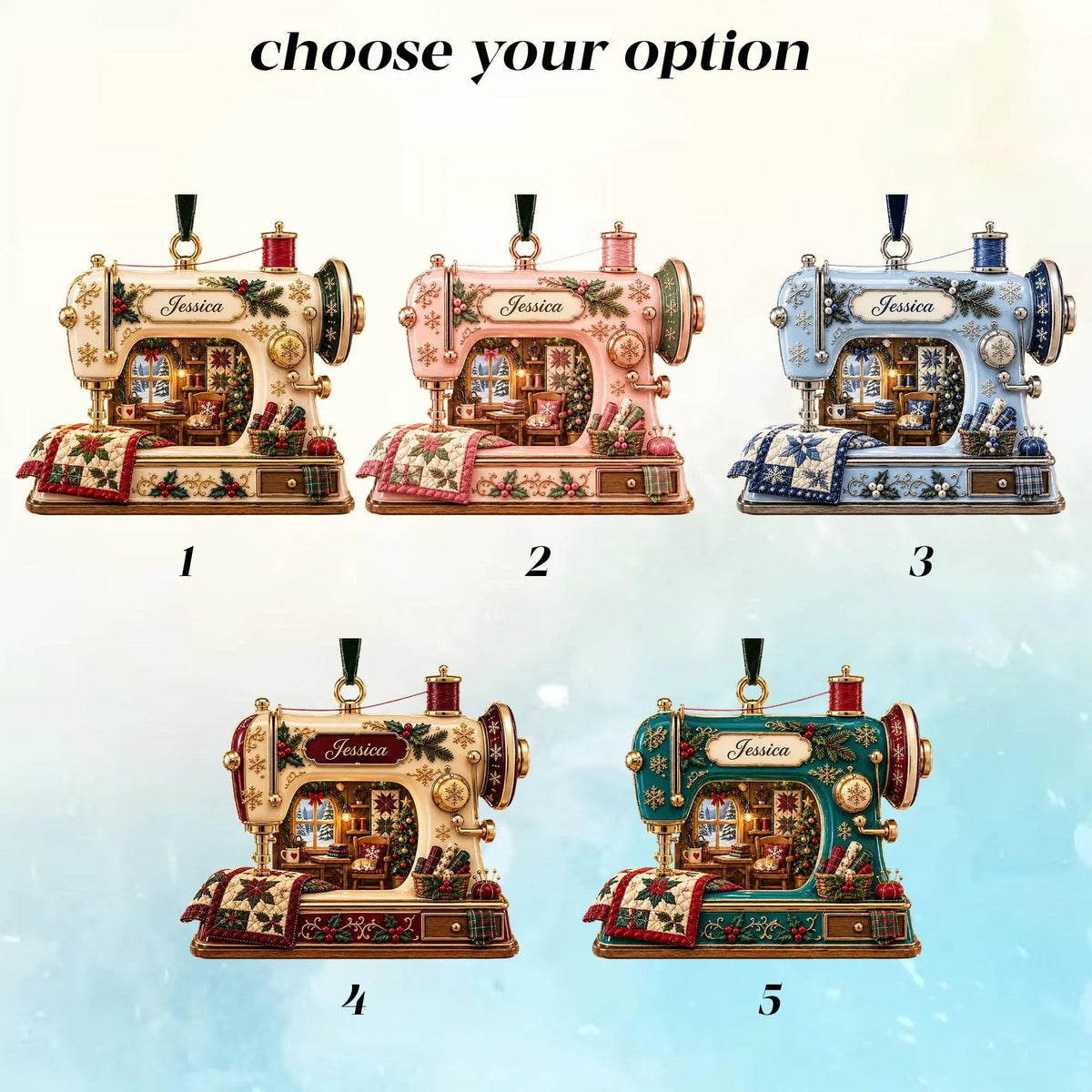 custom-sewing-machine-acrylic-ornament