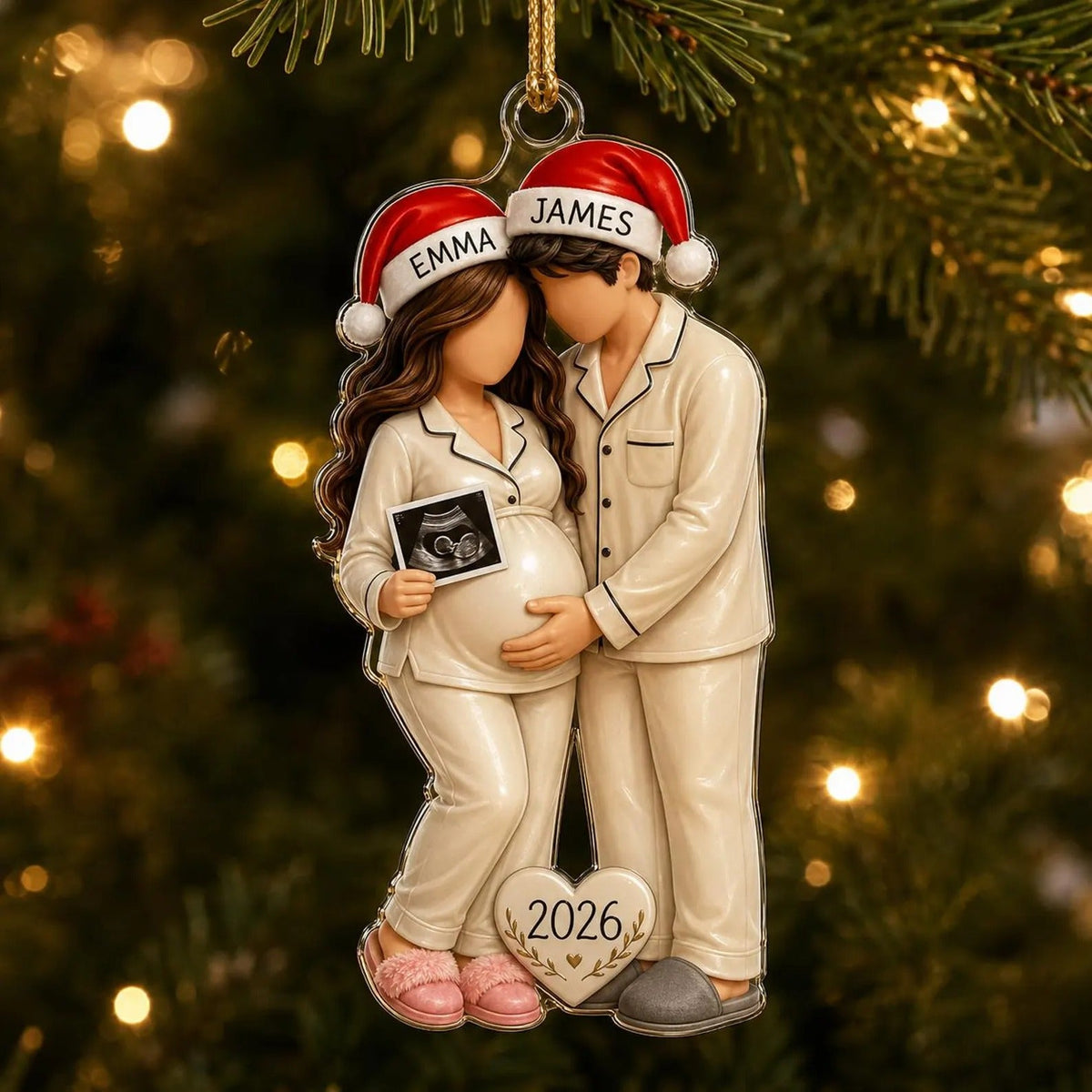 custom-baby-announcement-acrylic-ornament