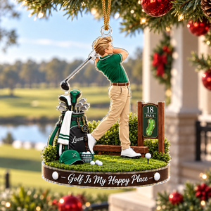 Lucas - Golf Is My Happy Place Emerald