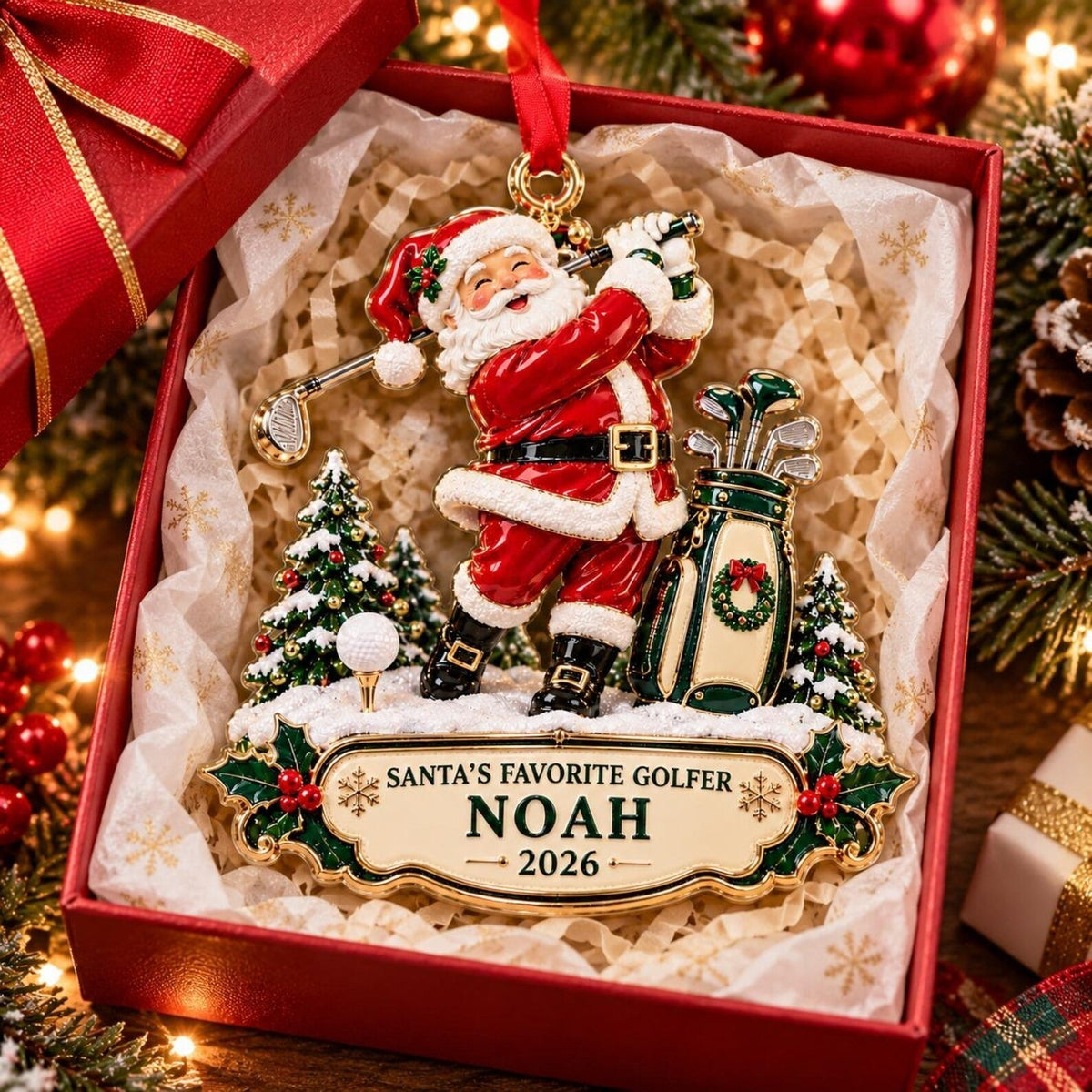 Santa Golfer