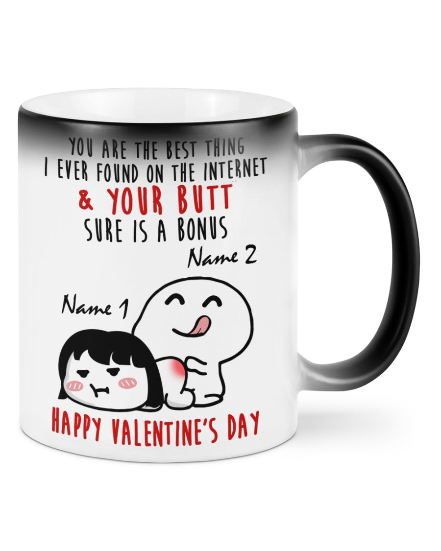 You Are The Best Thing Custom Funny Couple Changing Mugs, Valentine Coffee Mug, Gift For Couple