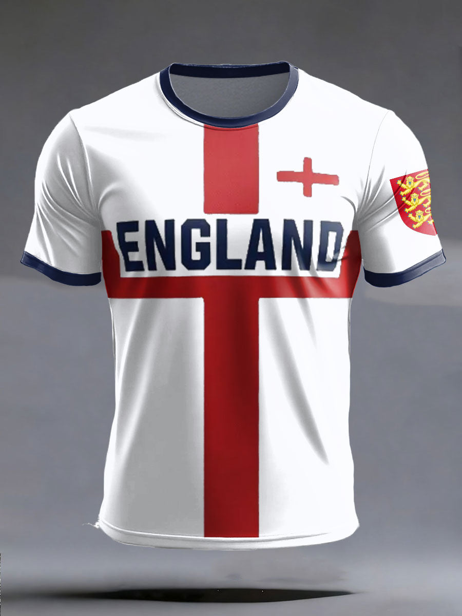 England Red White Blue Shirt Soccer Champion Gameday Shirts Soccer Fan Gift