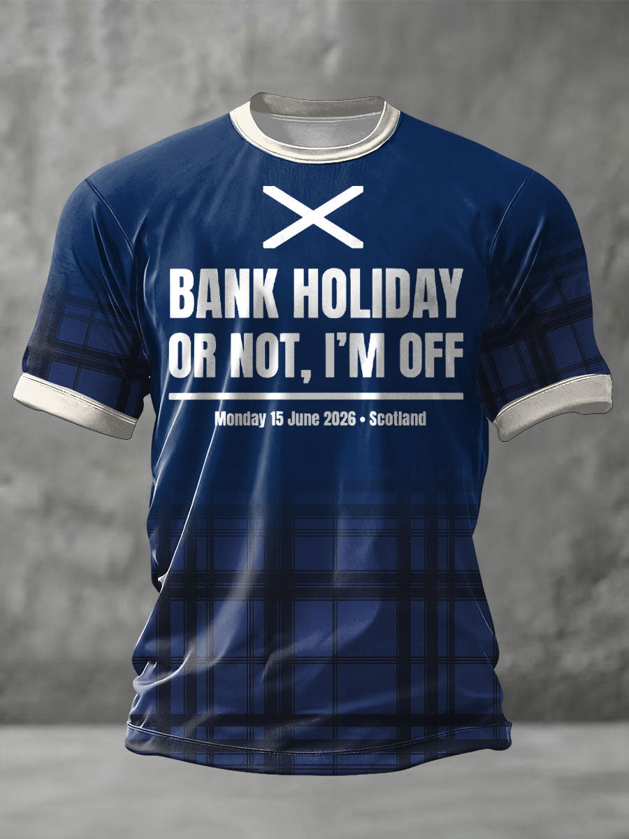 Scotland Blue White Fan Shirt Half Time Gameday Shirt Father's Day Present