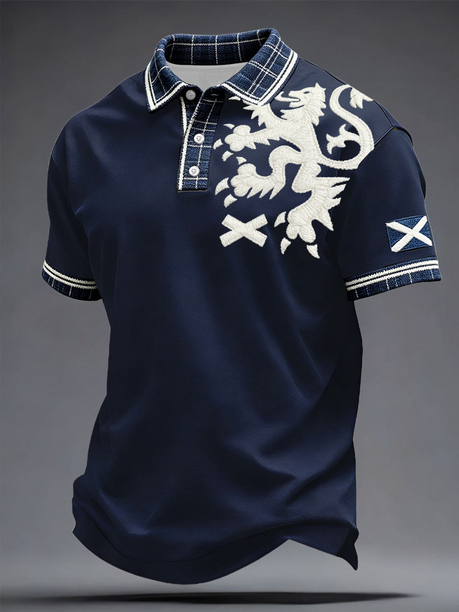 Scotland Blue White Fan Shirt Half Time Gameday Shirt Soccer Dad Shirt