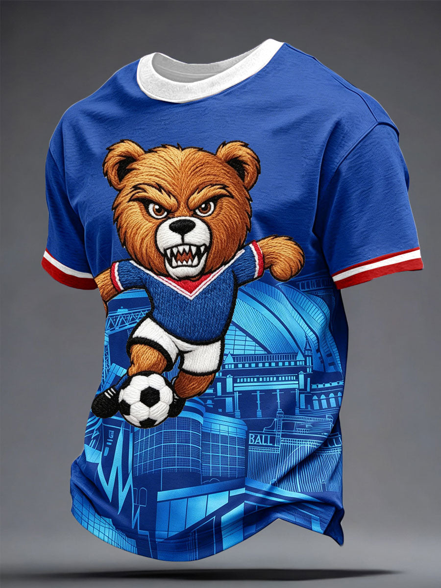 Scotland Blue White Fan Shirt Soccer Champion Gameday Shirts Soccer Fan Shirt