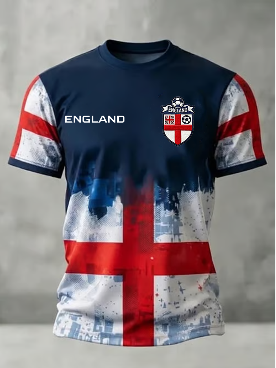 England Matchday Fan Tee Soccer Champion Shirt Soccer Fan Shirt