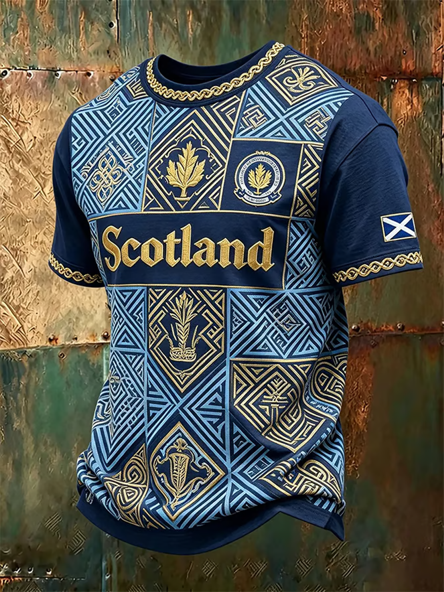 Scotland World Soccer Tee Soccer Champion Gameday Shirts Father's Day Present