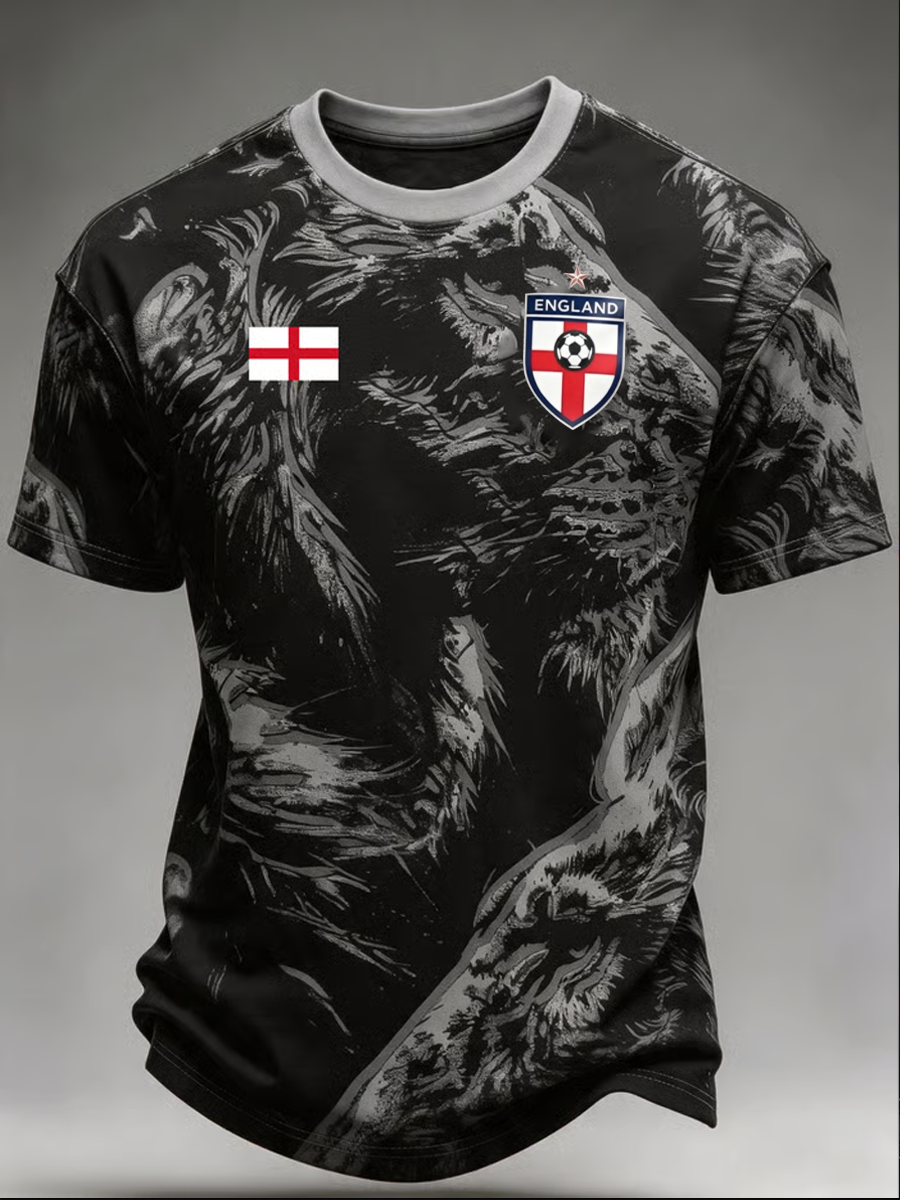England National Pride Tee Soccer Champion Shirt Father's Day Present