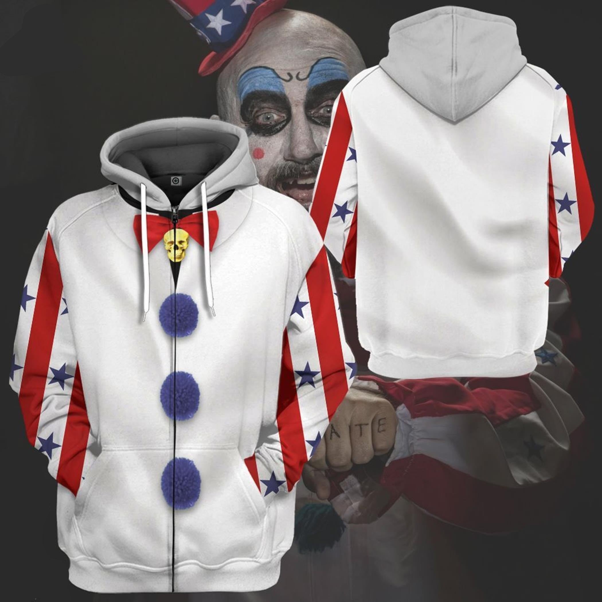 Captain Spaulding Costume, Halloween Costume Cosplay, Funny Male Costumes