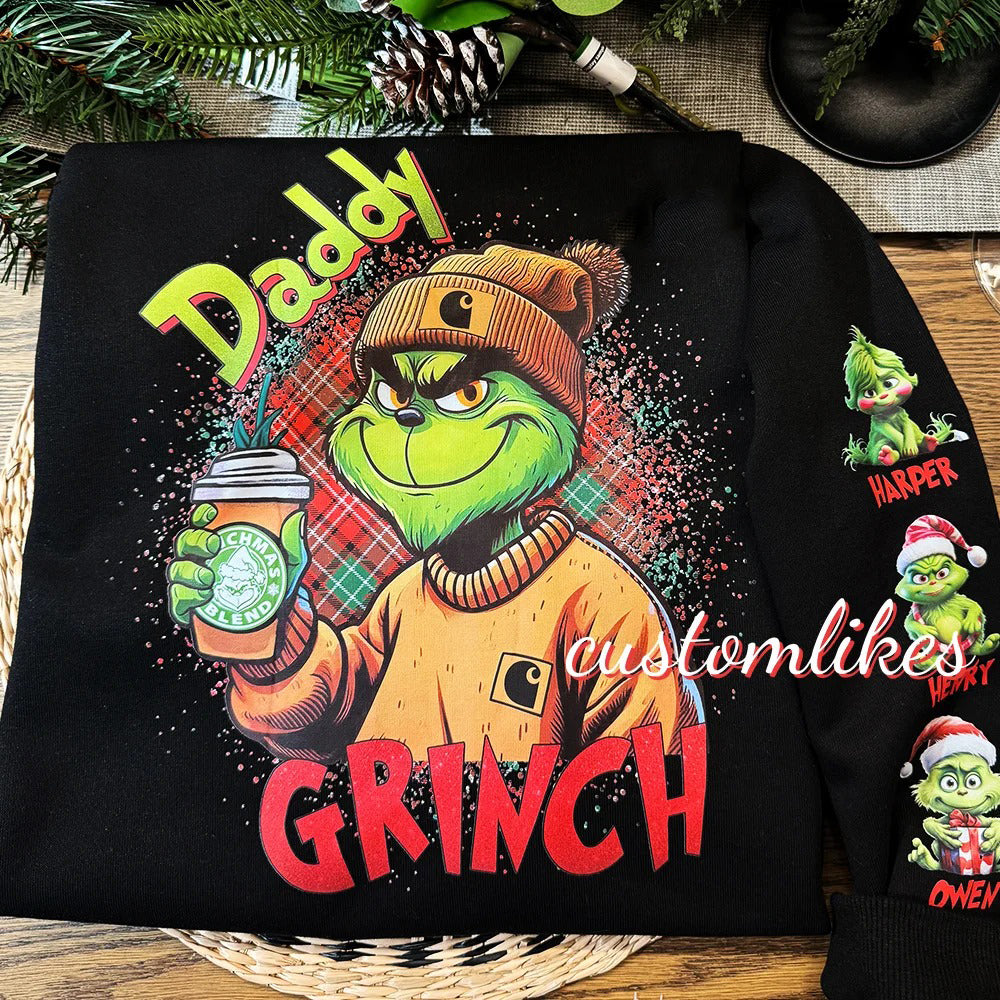 Daddy Grinch Funny Christmas Sweatshirt, Grinch Sweatshirt, Christmas Gift