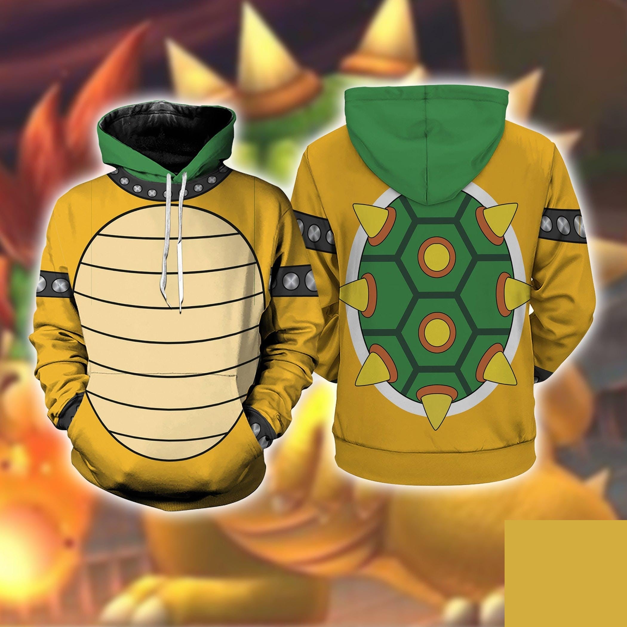 Bowser Halloween Costume, Halloween Costume Cosplay, Funny Male Costumes