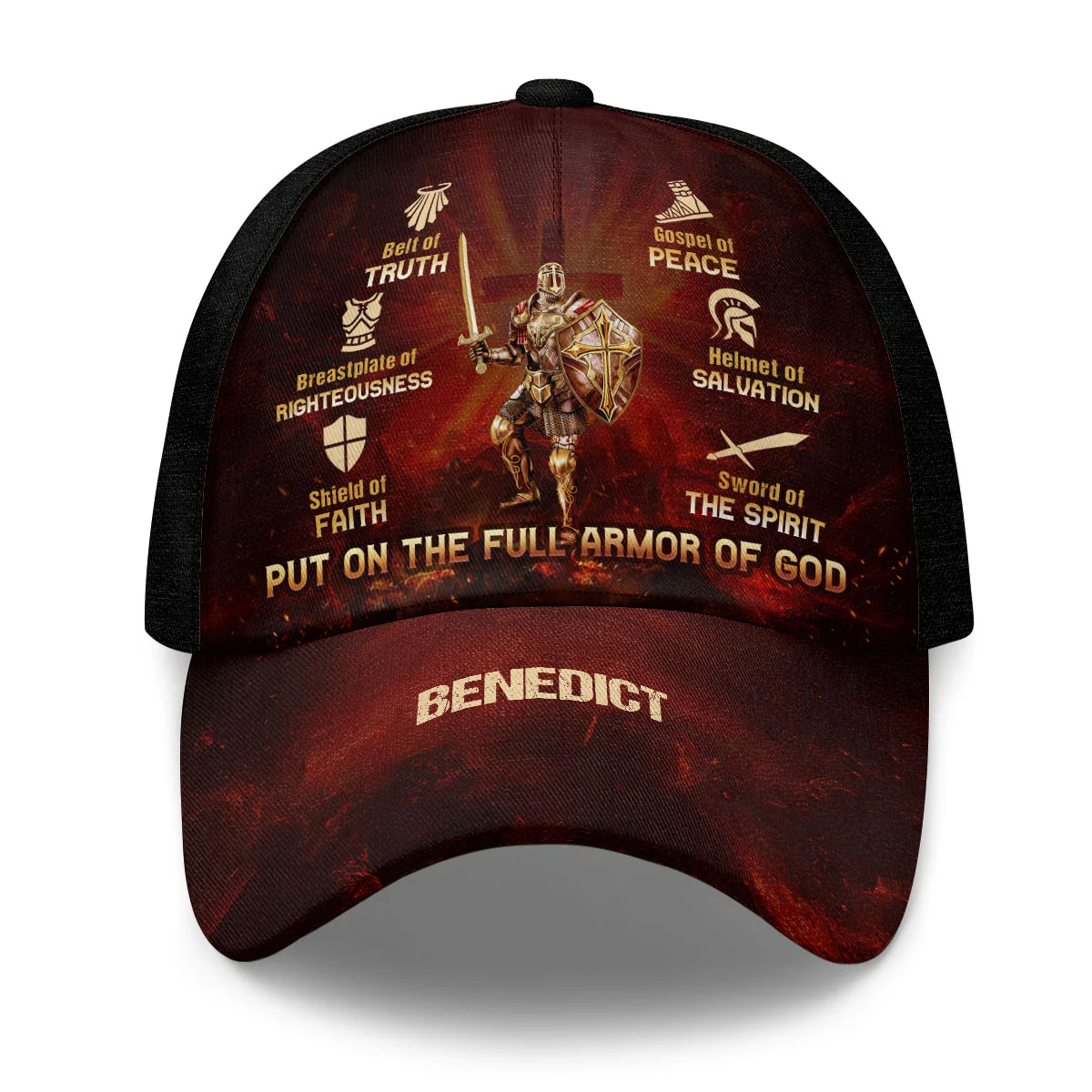 Put On The Full Armor Of God Classic Cap, Cap For Men, Christian Baseball Cap, Christian Gifts For Men