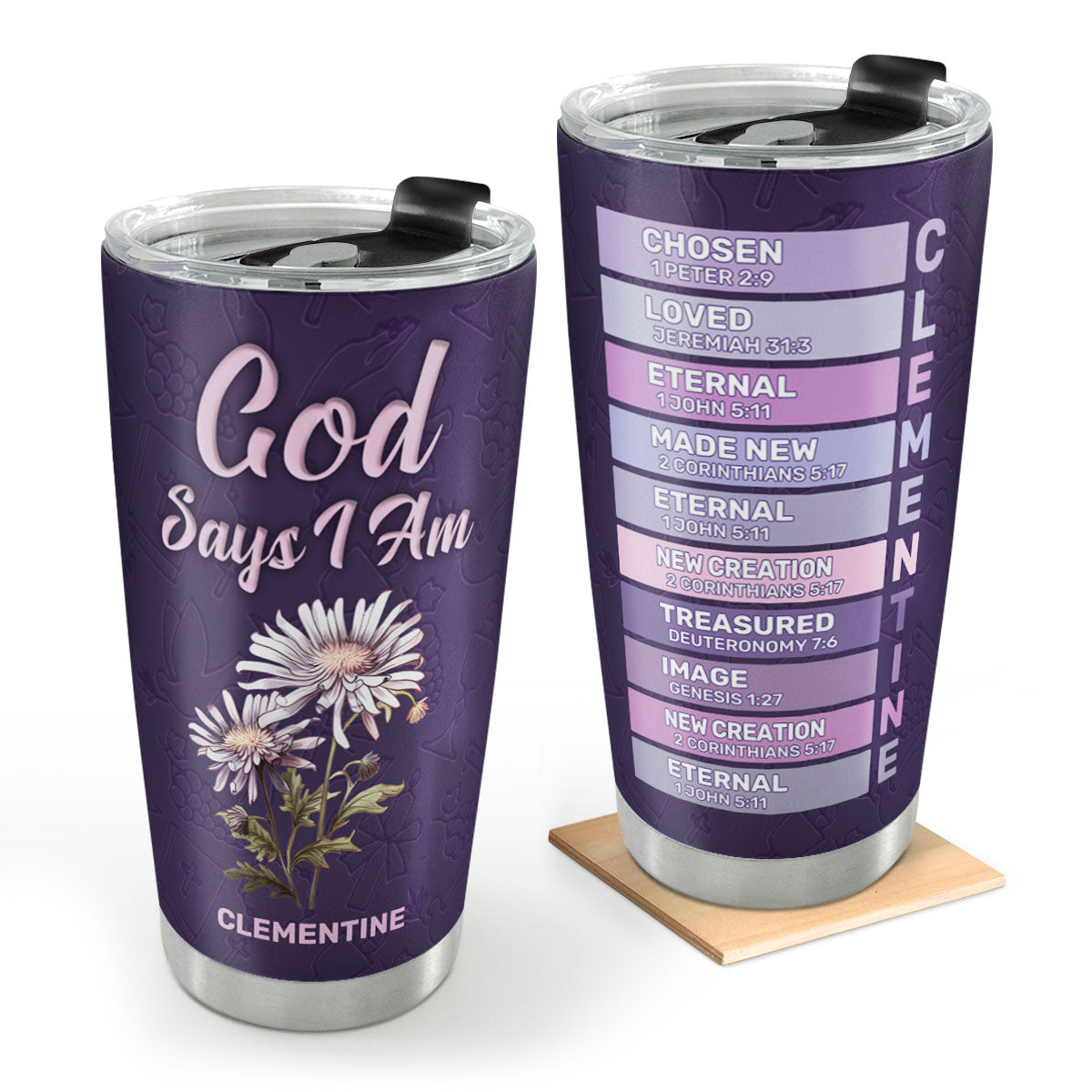 God Says I Am Custom Tumbler, Christian Gifts For Women, Mothers Day Christian Gifts, Christian Tumbler